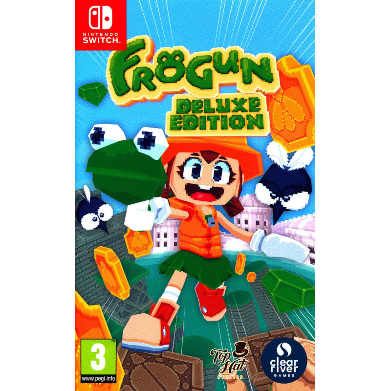 Frogun Deluxe Edition Switch video spēle