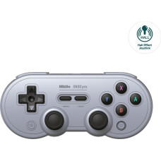 8BitDo SN30 Pro Gamepad Hall Effect Edition Gray - pults