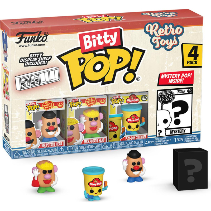 Funko Bitty Pop! 4-Pack: Retro Toys: Mr. Potato Head Vinyl Figures