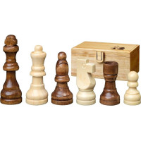 Philos Chess pieces Remus, king height 64 mm, in wooden box šaha figūras 2002