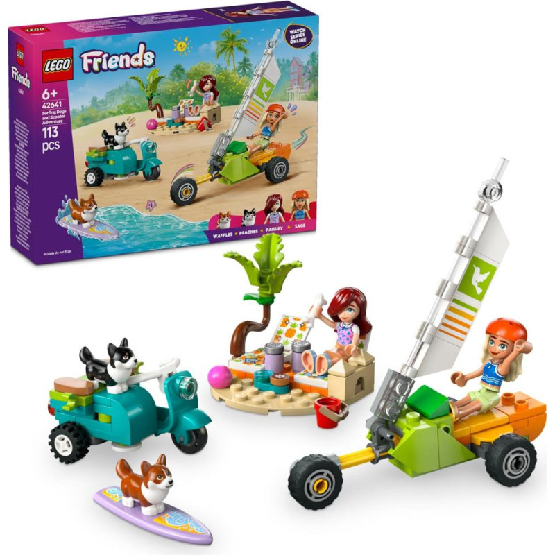 ''Lego'' LEGO® Friends: Surfing Dogs and Scooter Adventure (42641)