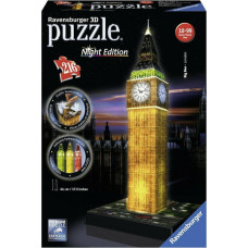 Ravensburger 3D Puzzle Night Edition: Big Ben (216pcs) (12588)