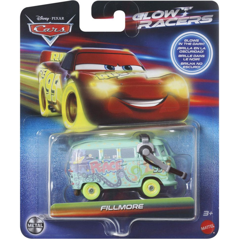 Mattel Disney Cars: Glow Racers - Fillmore Vehicle (HPG80)