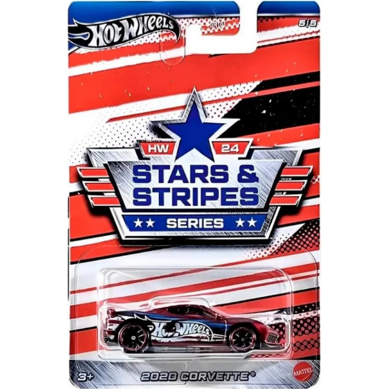 Mattel Hot Wheels®: Stars  Stripes Series - 2020 Corvette (HRW66)