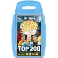 Winning Moves : Top Trumps - World Football Stars 2024 The Top 200 Pack 3 - Card Game (WM04802-EN1)