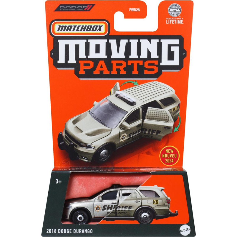 Mattel Matchbox: Moving Parts - 2018 Dodge Durango (HVM78)