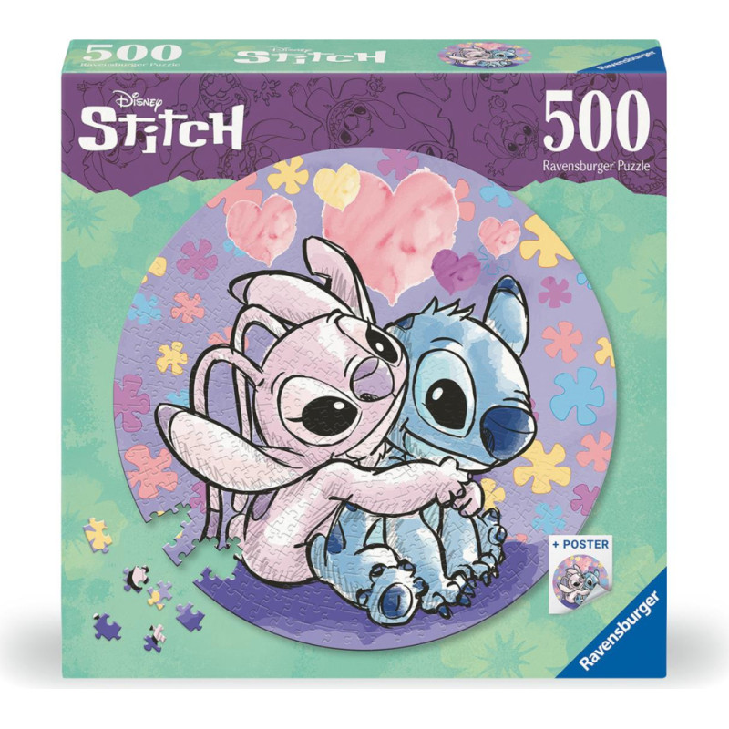 Ravensburger Puzzle Disney: Stitch  Angel (500pcs) (17581)