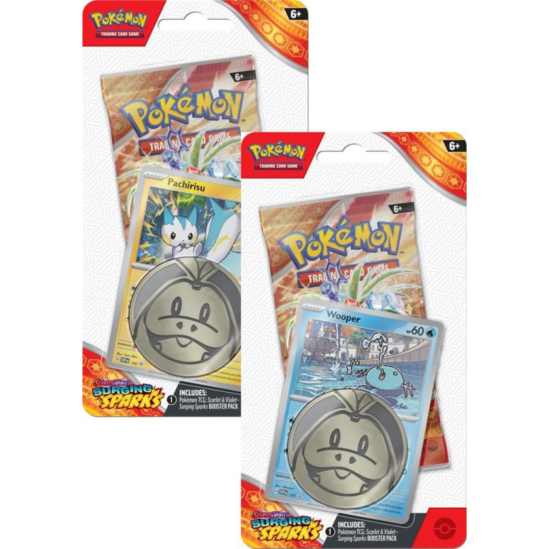 Pokemon TCG Scarlet & Violet - Surging Sparks - Checklane Blister Display (12)