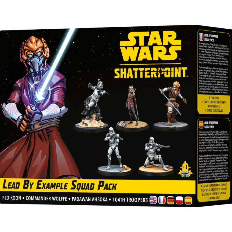 Star Wars Shatterpoint: Lead By Example Squad Pack (Plo Koon)