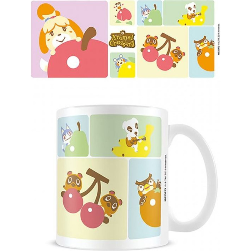 Pyramid Mug Animal Crossing Character Grid