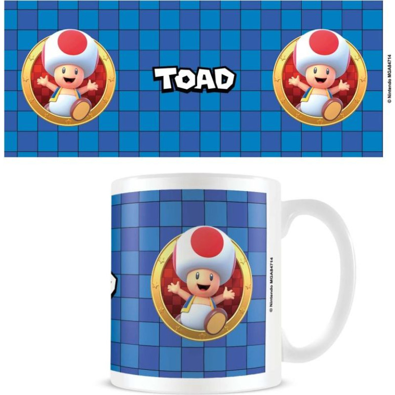 Pyramid Pod Mug Super Mario (Toad 3D Port) white