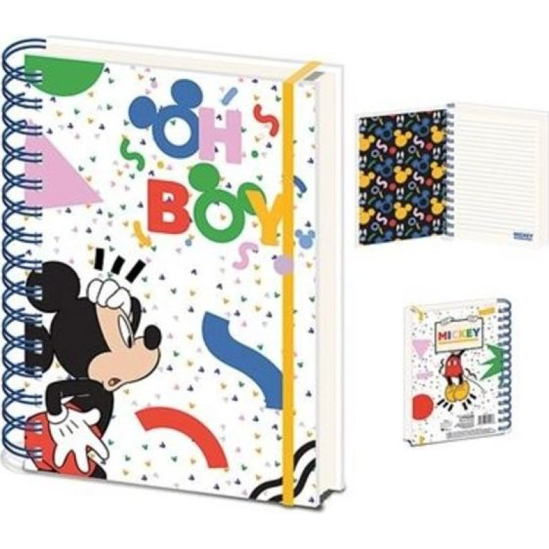 Pyramid Disney Mickey Mouse (Totally Rad) A5 Wiro Notebook