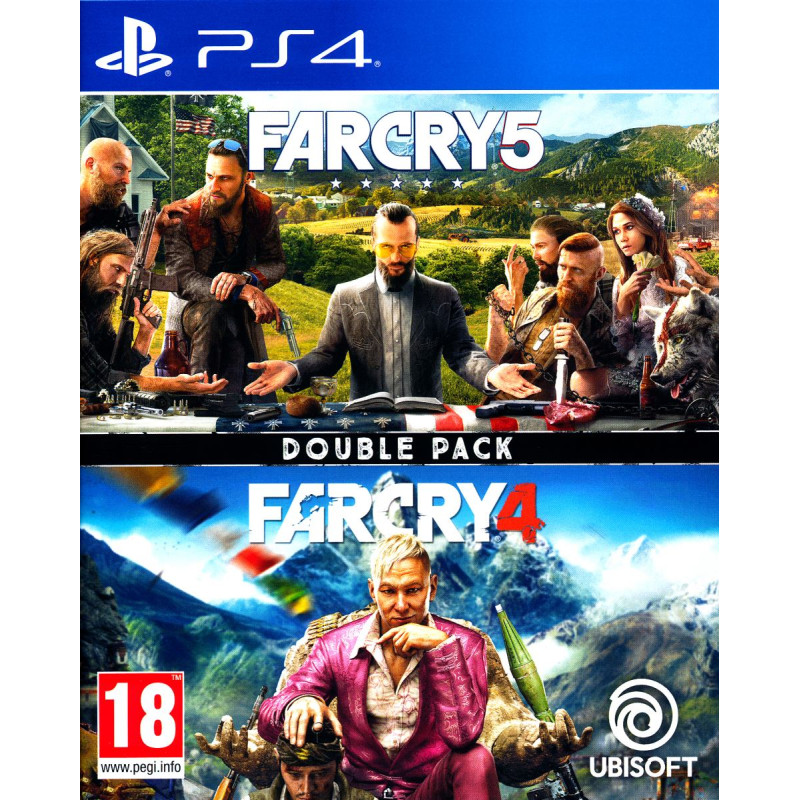 Far Cry 4 & Far Cry 5 Double Pack Playstation 4 (PS4) video spēle