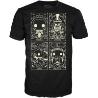 Funko Boxed Pop! Tees (Adult) Disney: The Nightmare Before Christmas - Tarot Card T-Shirt (L)