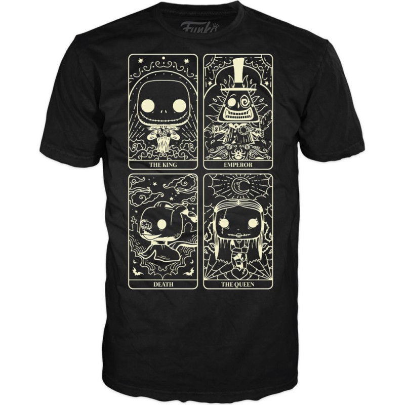 Funko Boxed Pop! Tees (Adult) Disney: The Nightmare Before Christmas - Tarot Card T-Shirt (L)