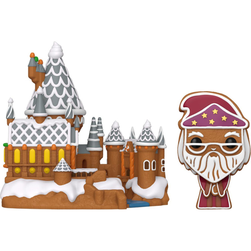 Funko Pop! Town: Harry Potter - Dumbledore & Hogwarts (Gingerbread) #42 Vinyl Figures