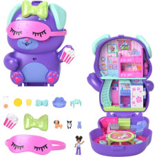 Mattel Polly Pocket: Tiny Worlds - Sleepover Puppy Playset (JCR38)