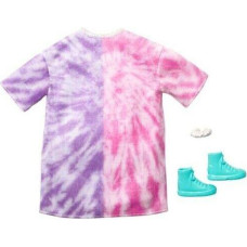 Mattel Barbie Fashion - Tie-Die Sweatshirt Dress Shoes & Bracelet (HBV31)