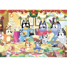 Ravensburger Giant Floor Puzzle: Bluey - Christmas with Bluey (24 pcs) (03171)