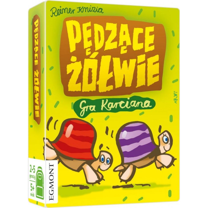Egmont Gra pędzące Żółwie gra karciana