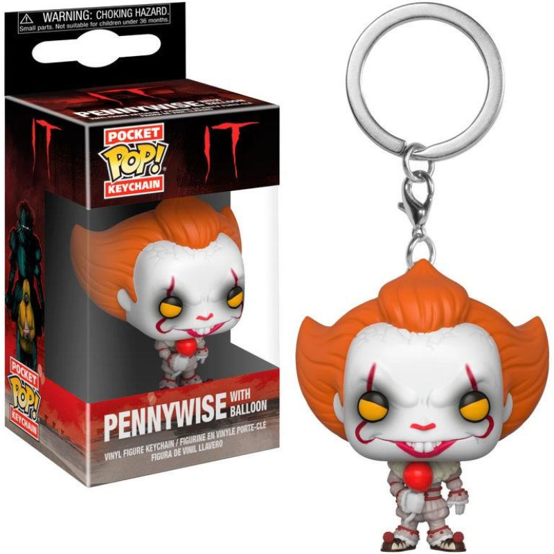 Funko Pocket Pop!: It - Pennywise (With Balloon) Vinyl Figure Keychain