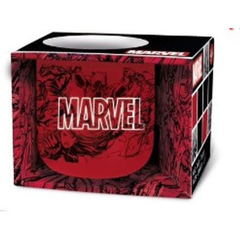 Stor Disney: Marvel Pattern - Ceramic Breakfast Mug in Gift Box (400ml) (75434)