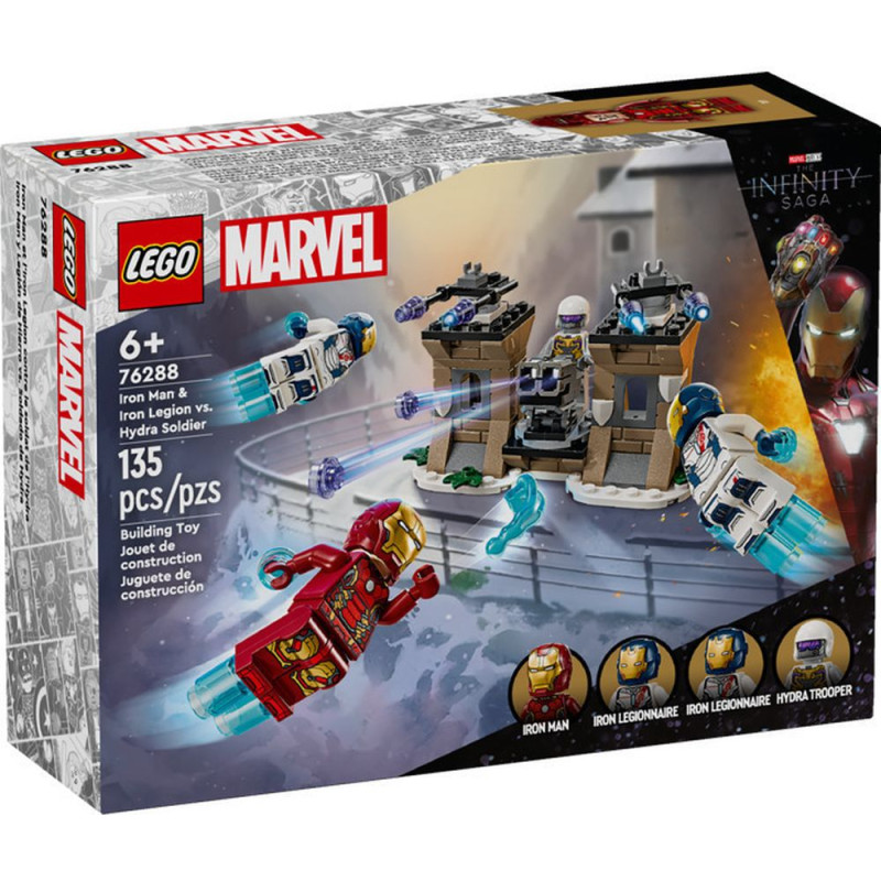 Lego ® Marvel:Iron Man  Iron Legion vs. Hydra Soldier (76288)