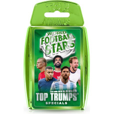 ''Winning Moves'' Winning Moves: Top Trumps - World Football Stars TT Premium Plastic Case (English Language) (WM04533-EN1-6)