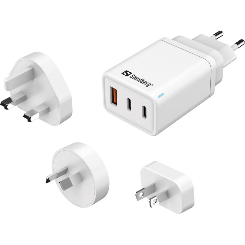Sandberg 441-59 3in1 TravelCharger EU+UK+US+AUS