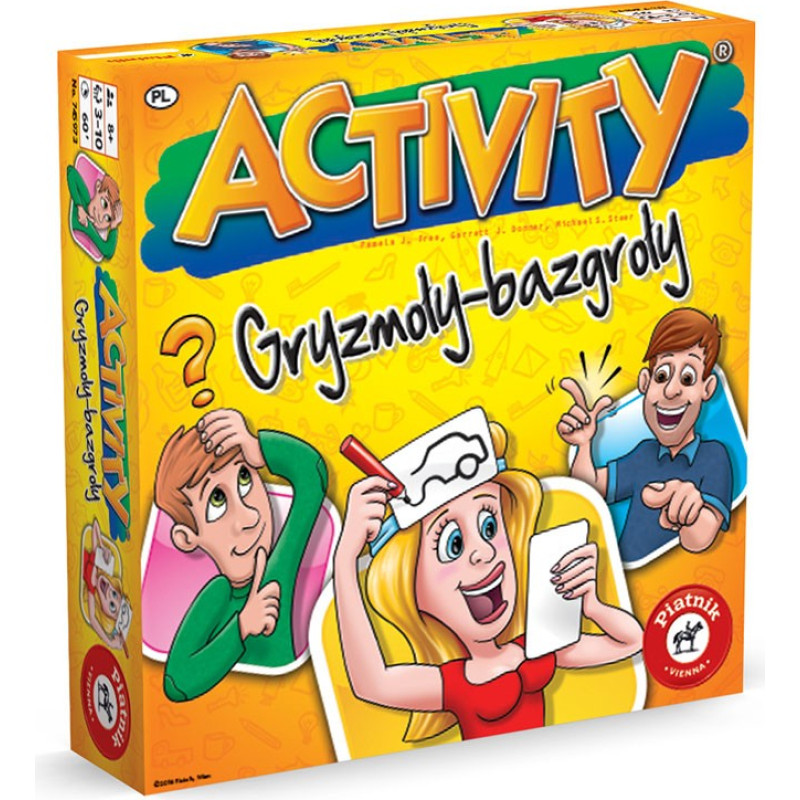 Piatnik Gra activity bazgroły gryzmoły