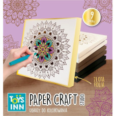 Stnux Kolorowanka mandala metaliczna