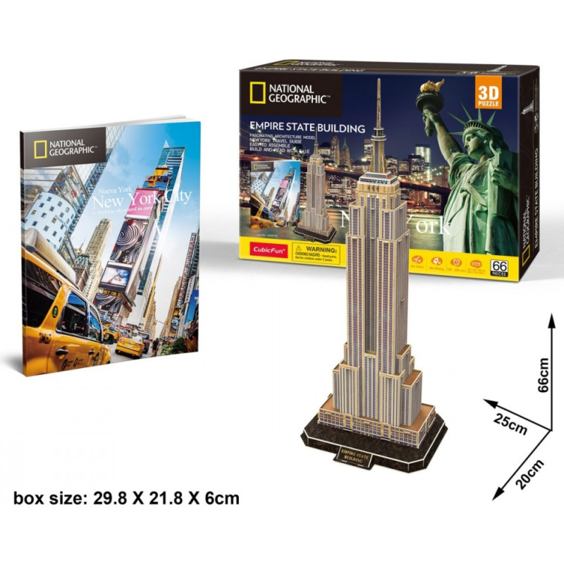 Cubic Fun Puzzle 3d empire state building n.g.