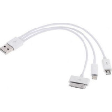 Enarxis Dynamic Media 3-IN-1 MULTI USB CHARGING CABLE (MICRO USB, APPLE LIGHTNING  APPLE 30PIN)