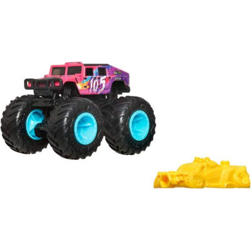 Mattel Hot Wheels Monster Trucks: Crash Legends - Humvee 4-CT Fastback 2025 Die-Cast Vehicle (JCD77)