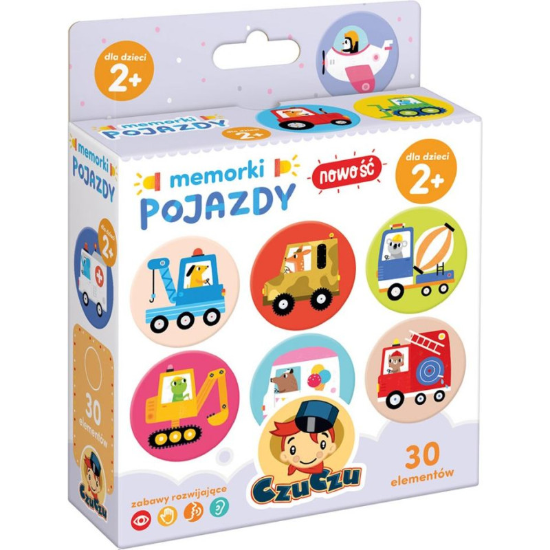 Czuczu Gra memorki pojazdy