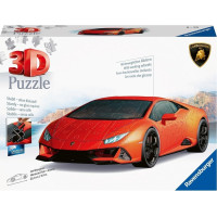 Ravensburger Polska Puzzle 108 elementów 3d pojazdy lamborghini huracan evo arancio