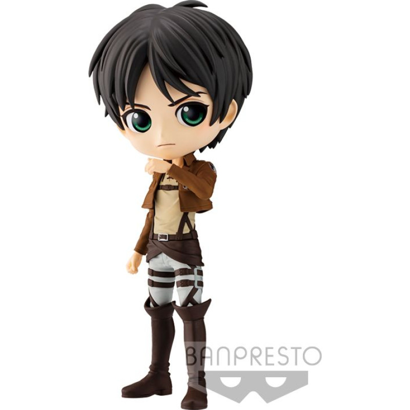 Banpresto Q Posket: Attack On Titan - Eren Yeager (Ver.A) Figure (14cm) (18527)