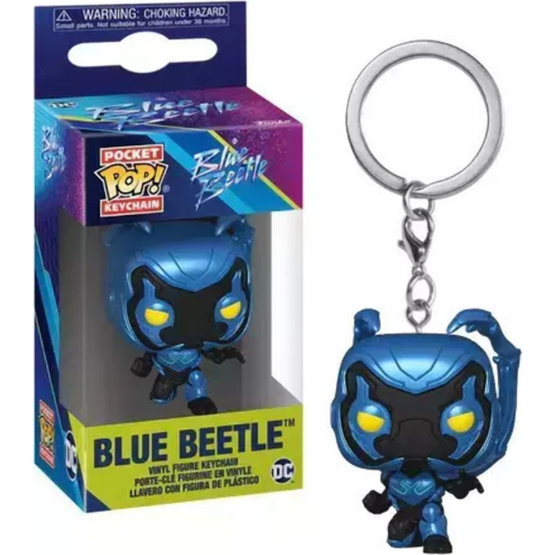 Funko Pocket Pop!: DC: Blue Beetle - Blue Beetle Vinyl Figure Keychain