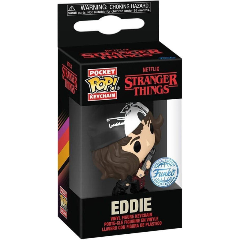 Funko Pocket Pop!: Netflix Stranger Things - Eddie Vinyl Figure Keychain