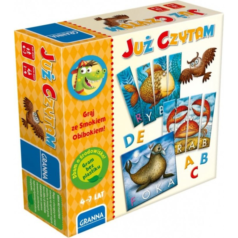 Granna Gra już czytam - gram ze smokiem obibokiem