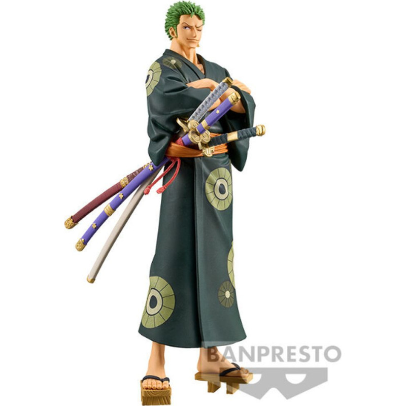 Banpresto DXF - The Grandline Series - Wanokuni: One Piece - Roronoa Zoro Statue (17cm) (88988)