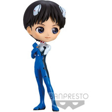 Banpresto Q Posket: Evangelion New Theatrical Edition - Shinji Ikari (Plugsuit Style) (Ver.A) Figure (14cm) (18353)