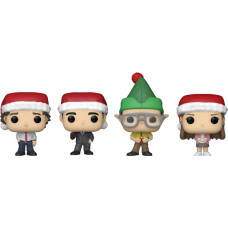 Funko Pocket Pop! 4-Pack The Office - Happy Holidays Tree Box Vinyl Figures Keychain