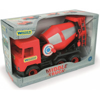 Wader Betoniarka czerwona 38 cm middle truck w kartonie