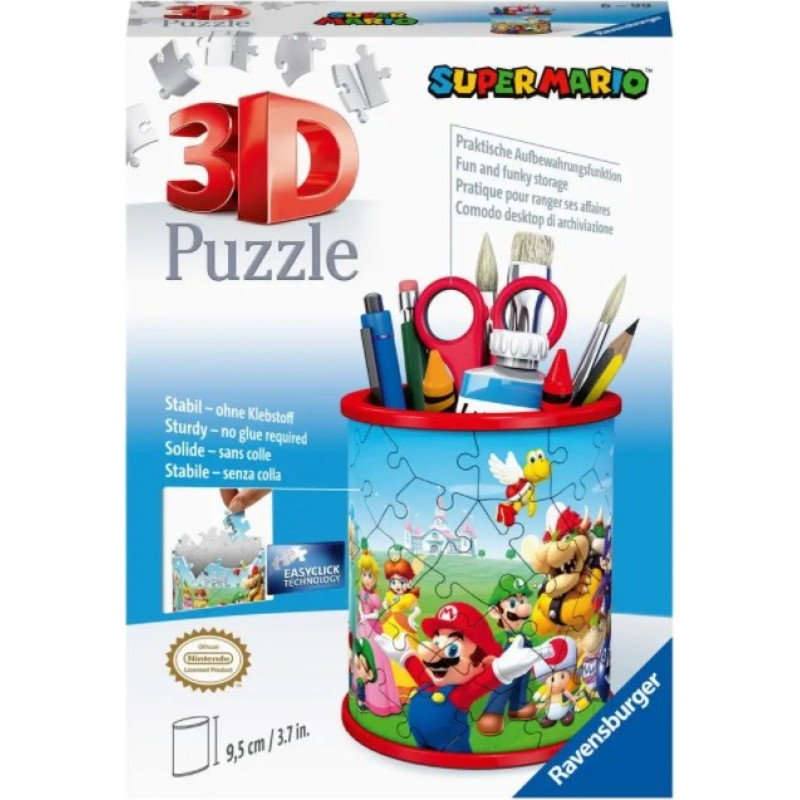 Ravensburger Polska Puzzle 54 elementy 3d przybornik, super mario
