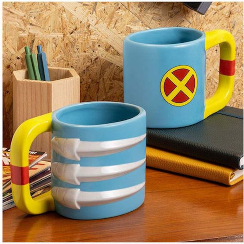 Paladone Products Paladone: Marvel X-MEN 97 - Wolverine Shaped Mug (550ml) (PP13027XM)