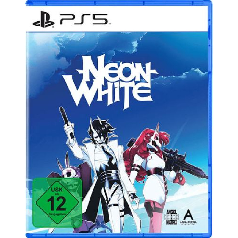 PS5 Neon White Playstation 5 video spēle