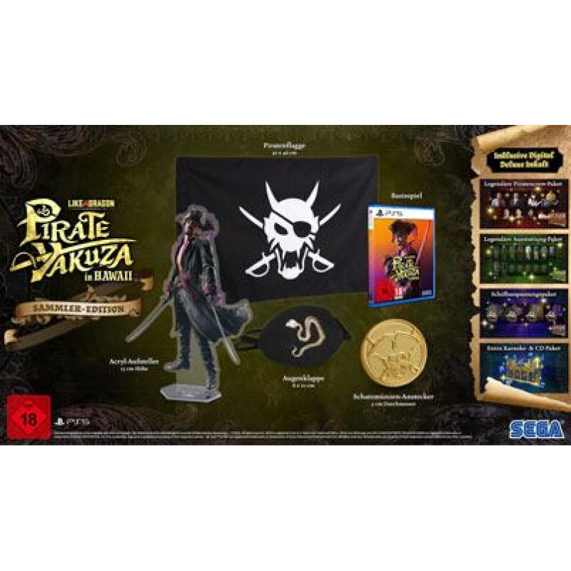 PS5 Like a Dragon Pirate Yakuza in Hawaii Collectors Edition Playstation 5 video spēle