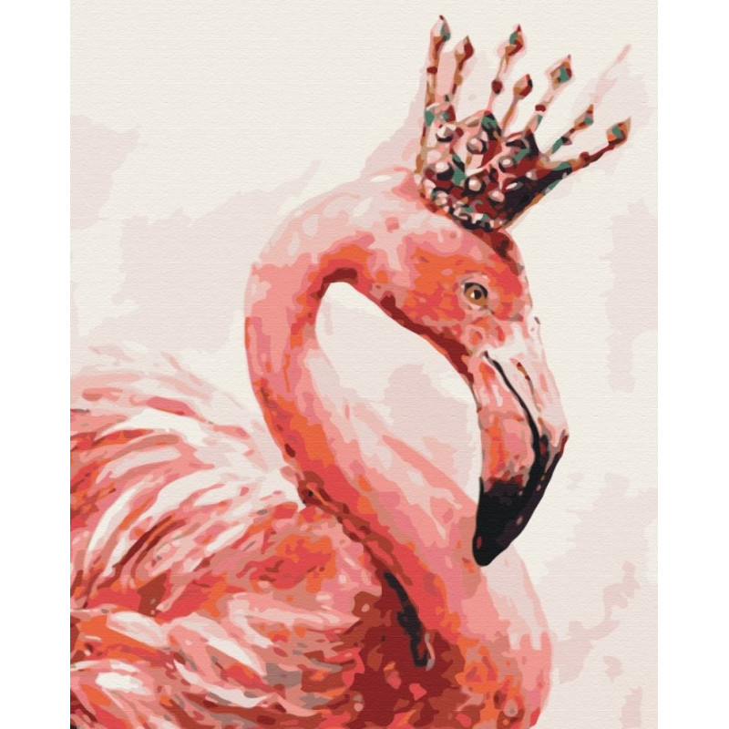 Symag Obraz paint it! malowanie po numerach. flaming w koronie