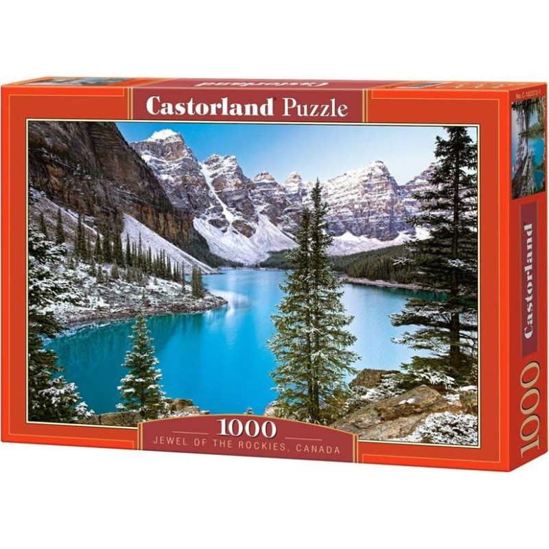 Castor Puzzle 1000 elementów kanada, górskie jezioro